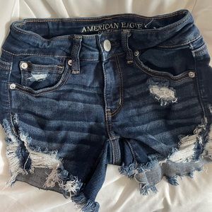 American eagle jean shorts